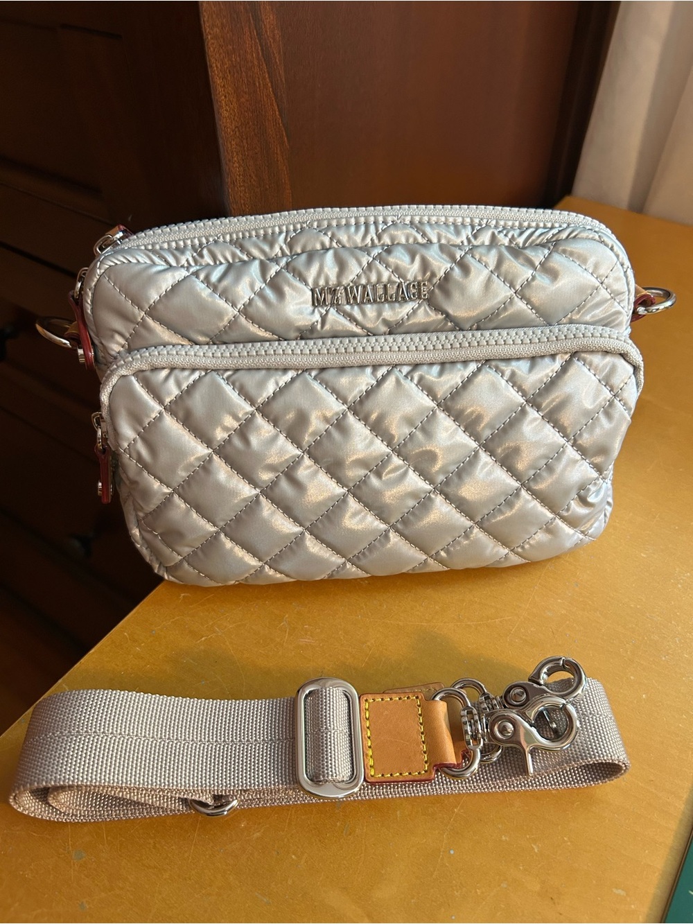 Mz Wallace Camera Bag in Oyster - Picture 8 of 12
